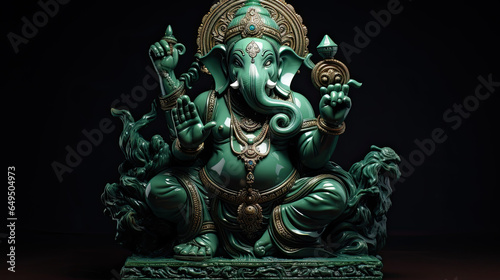 Illustration about Ganesha.