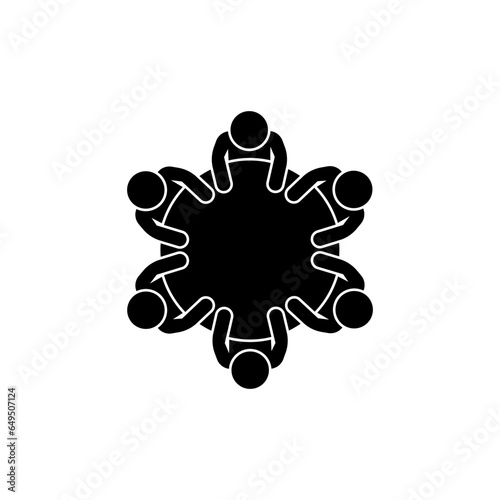 Conference Icon. Presentation, Meeting Symbol for Design Elements, Websites, Presentation and Application - Vector.    