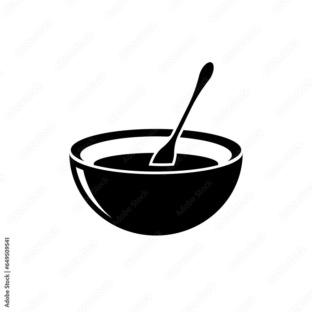 Soup Icon. Cuisine, Gravy Cooking Symbol - Vector. Soup Icon. Cuisine, Gravy Cooking Symbol - Vector.