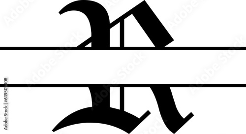Personalized Name Alphabet SVG design for print-on-demand