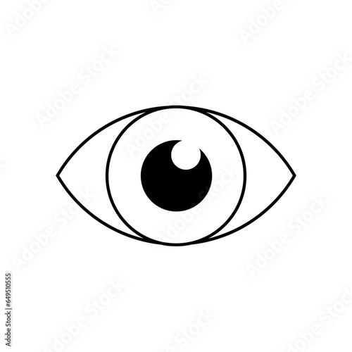 Eye Icon. See, Watch. Surveillance, Insight Symbol - Vector.