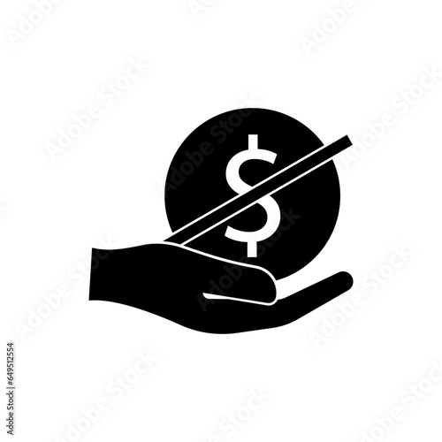 Poor Icon. Moneyless Symbol  - Vector.
