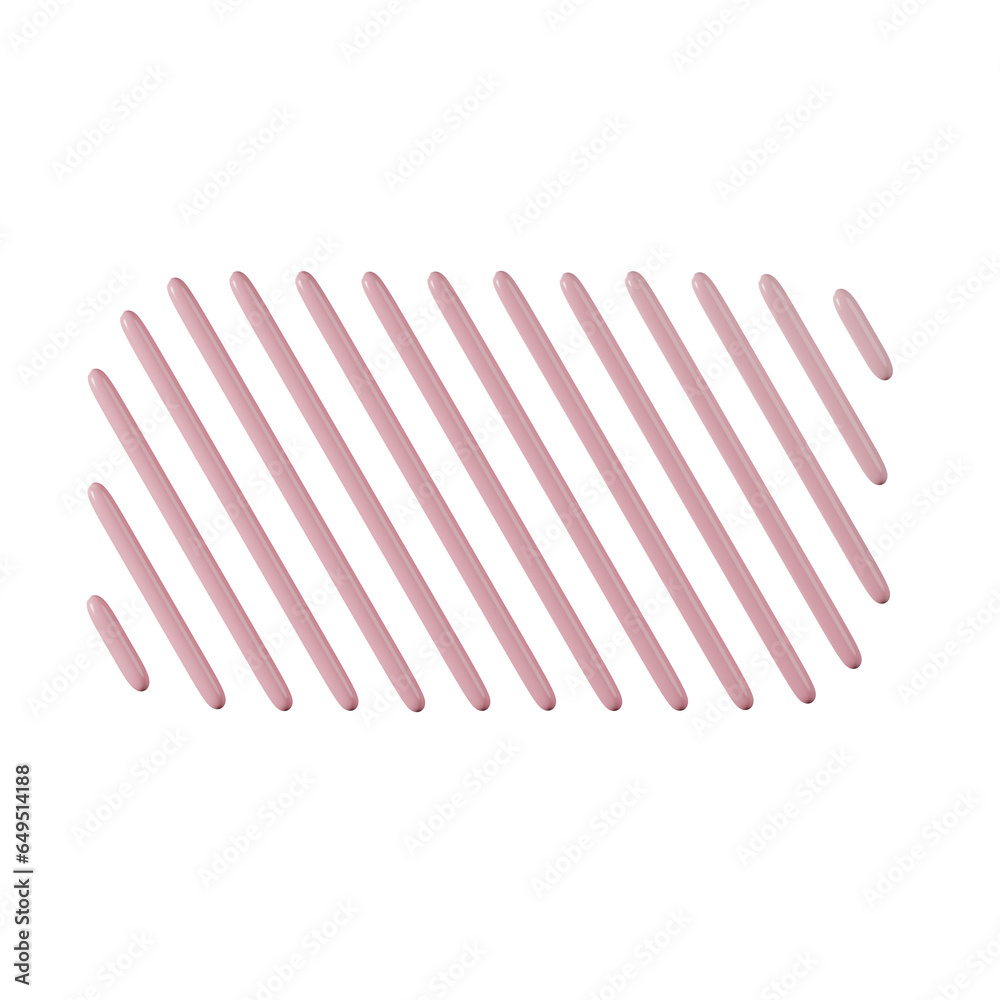 Rectangle shape, pink gradient 3d rendering. Rectangle shape, pink gradient 3d rendering.