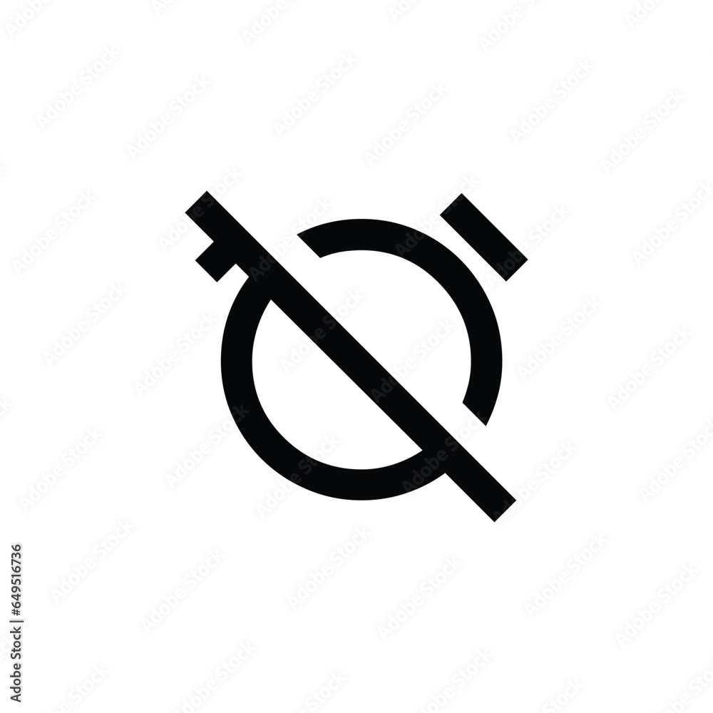 alarm off icon, alarm, time, wake up, morning, element for design, white background alarm off icon, alarm, time, wake up, morning, element for design, white background