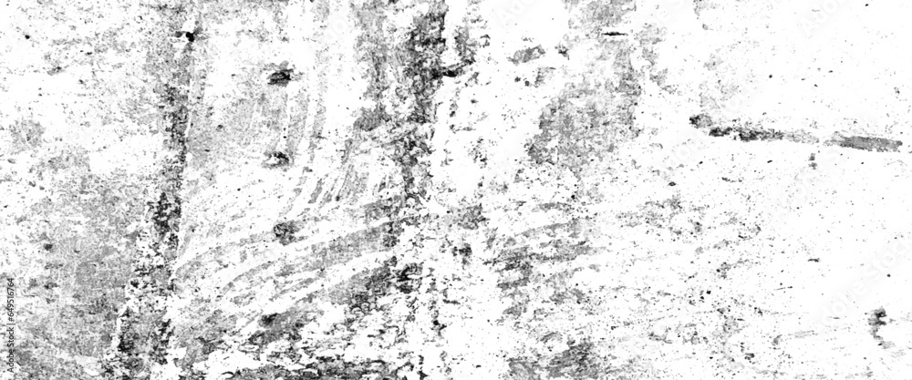 Wall fragment with scratches and cracks, white background on cement floor texture, monochrome texture composed of irregular graphic elements, Vector grunge texture. Wall fragment with scratches and cracks, white background on cement floor texture, monochrome texture composed of irregular graphic elements, Vector grunge texture.