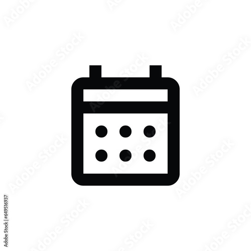 calender icon, day, element for design, vector illustration