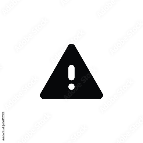 warning icon element for design, vector illustration, warning, road