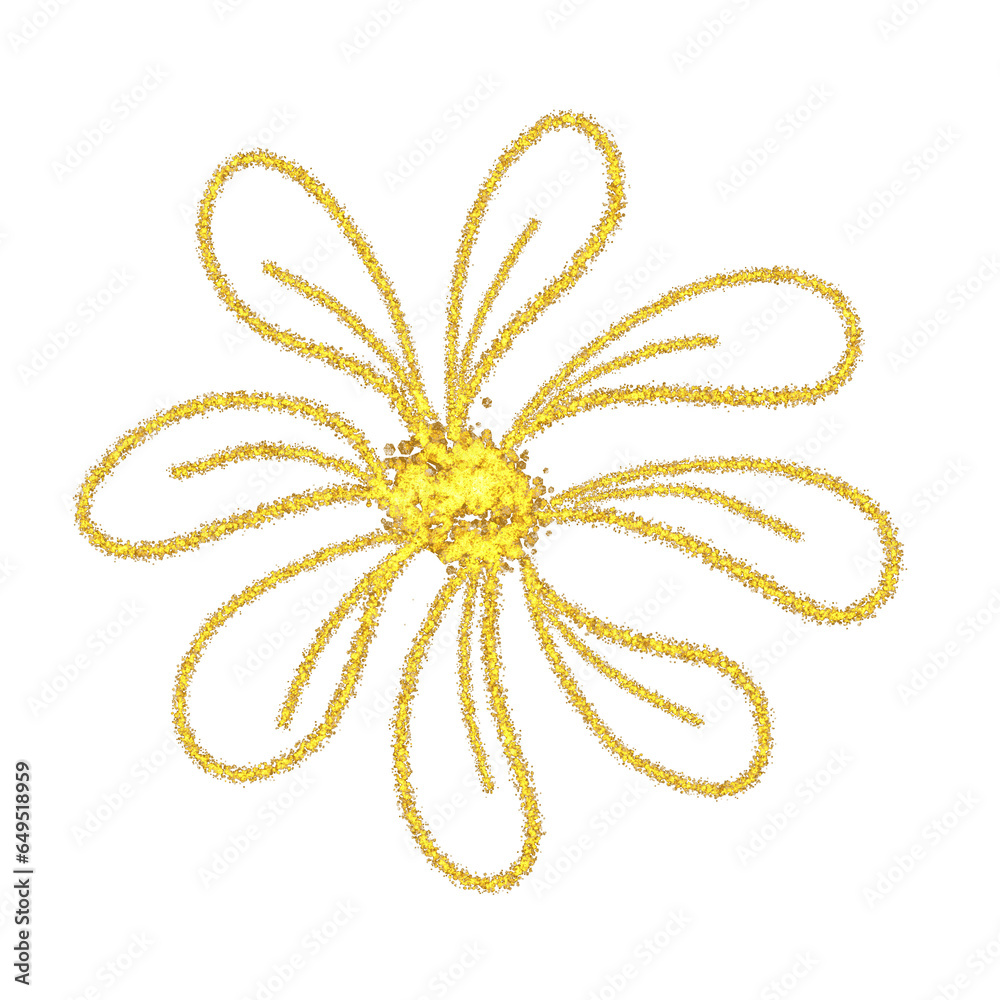 Luxury Golden Floral. Gold Flower. Luxury Golden Floral. Gold Flower.