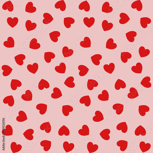 red heart pattern