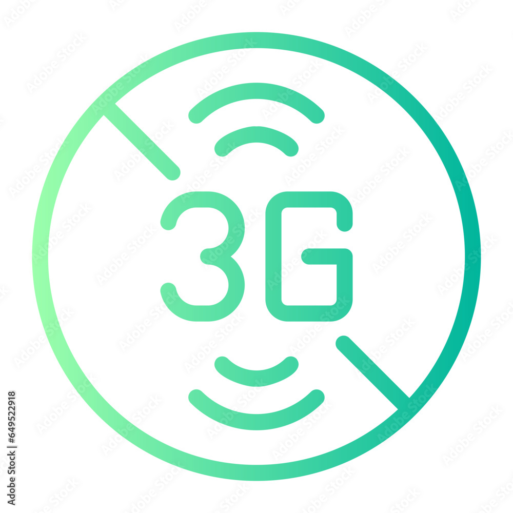 no signal gradient icon no signal gradient icon