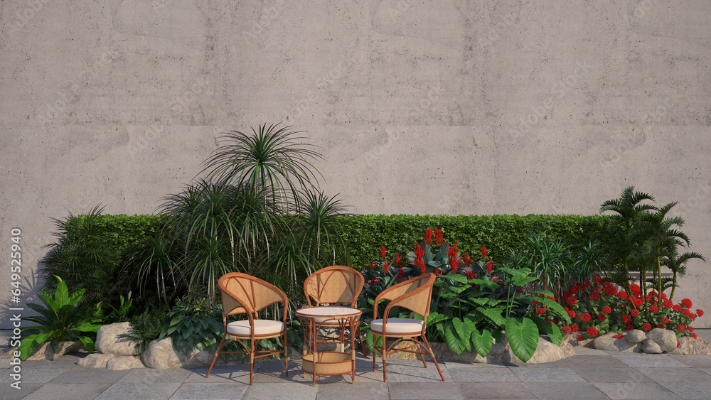 Obraz premium LANDSCAPING AND GARDEN DESIGN