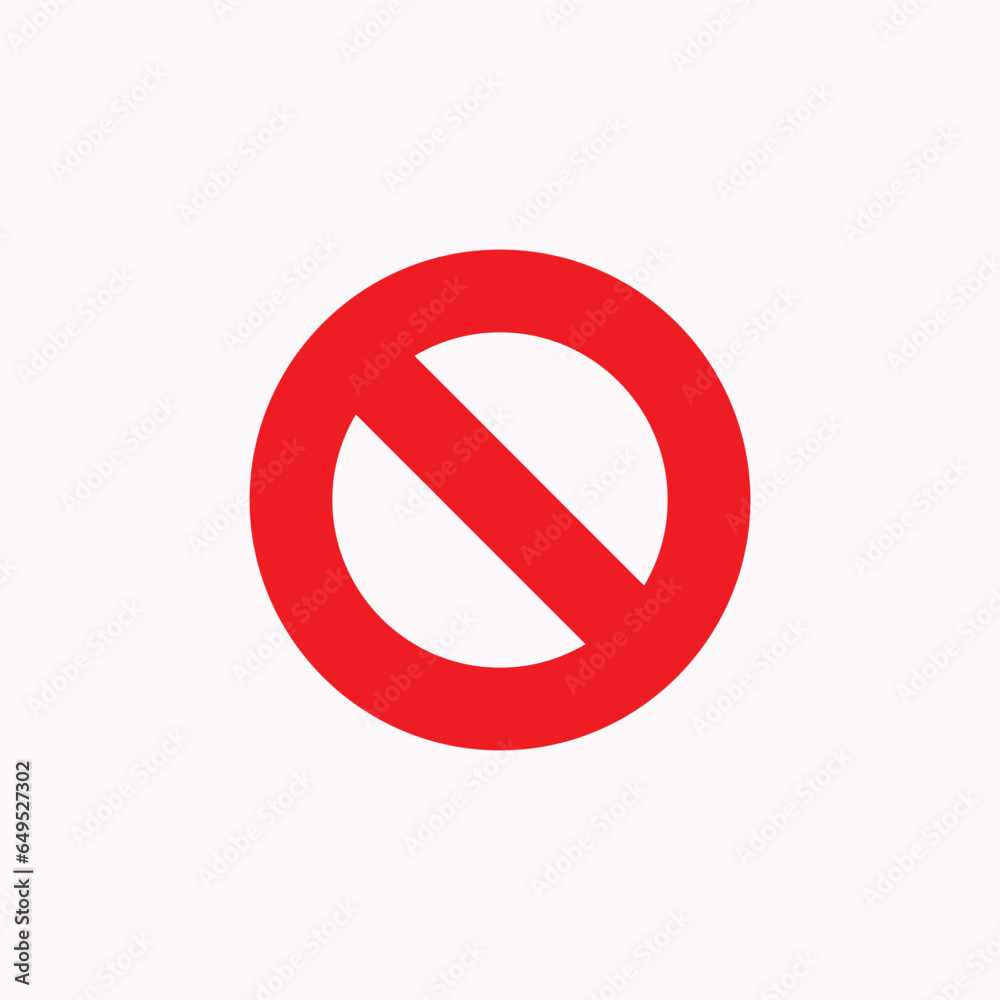 prohibition icon. danger icon, no entry icon prohibition icon. danger icon, no entry icon