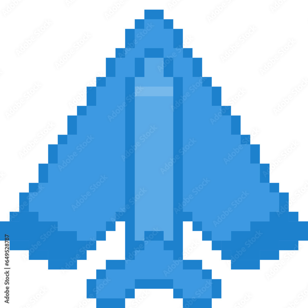 Plane Pixel Art Icon Plane Pixel Art Icon