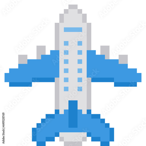 Plane Pixel Art Icon
