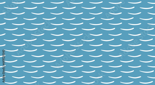 Seamless pattern with hand-drawn water ripples
