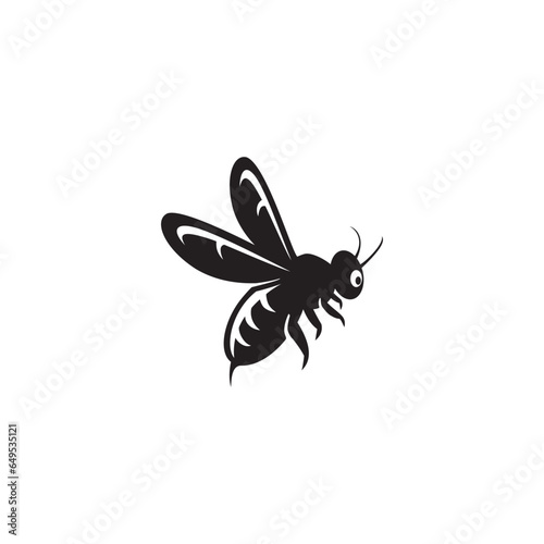 bee icon symbol sign vector