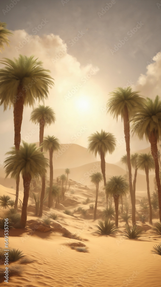 Beautiful Dream Desert Oasis