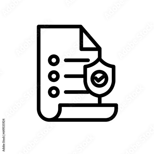 Controller project management icon with black outline. technology, management, control, industry, work, system. Vector illustration