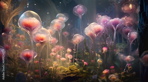 a picture of bulbous flowers as nature's enchanting wonders, with an image that captures their timeless beauty and the inspiration they provide to artists and designers