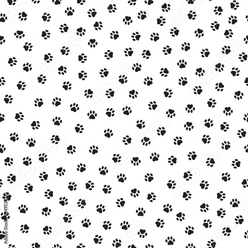 cat paw print seamless pattern Creative printing, screen printing, illustrations or background images of any kind.
Types of vector work