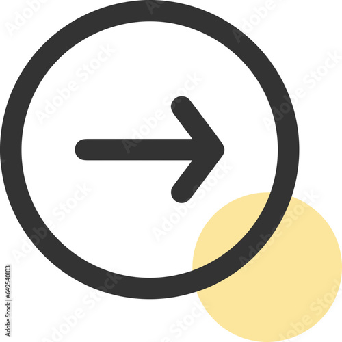 Arrow direction icon symbol vector image. Illustration of direction graphic design image