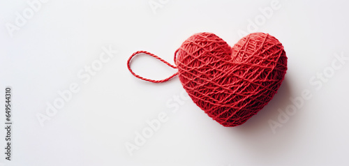 heart on isolated background  love and romance concept  Twine