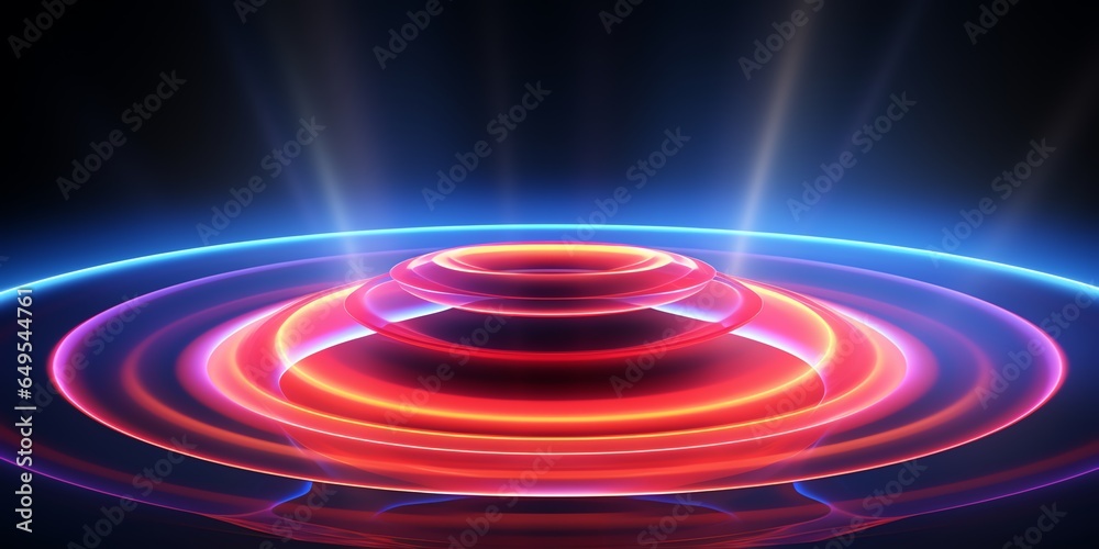 Swirls of light that form a circle for the background Swirls of light that form a circle for the background