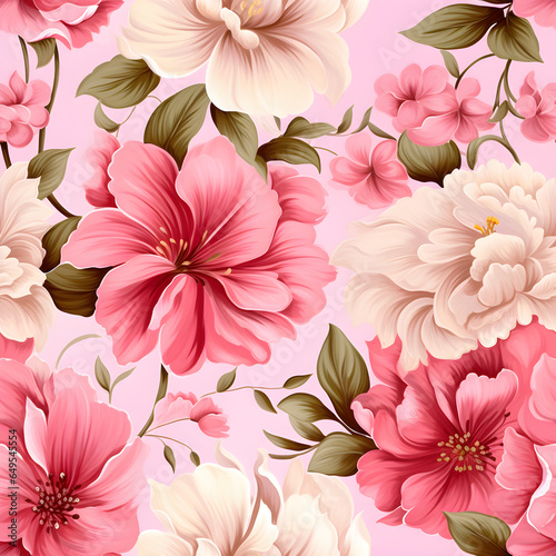 Seamless floral pattern flowers for wrappers, wallpapers, postcards,fabric, greeting cards, wedding invites, romantic events.