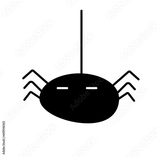 spider and spider web for Halloween