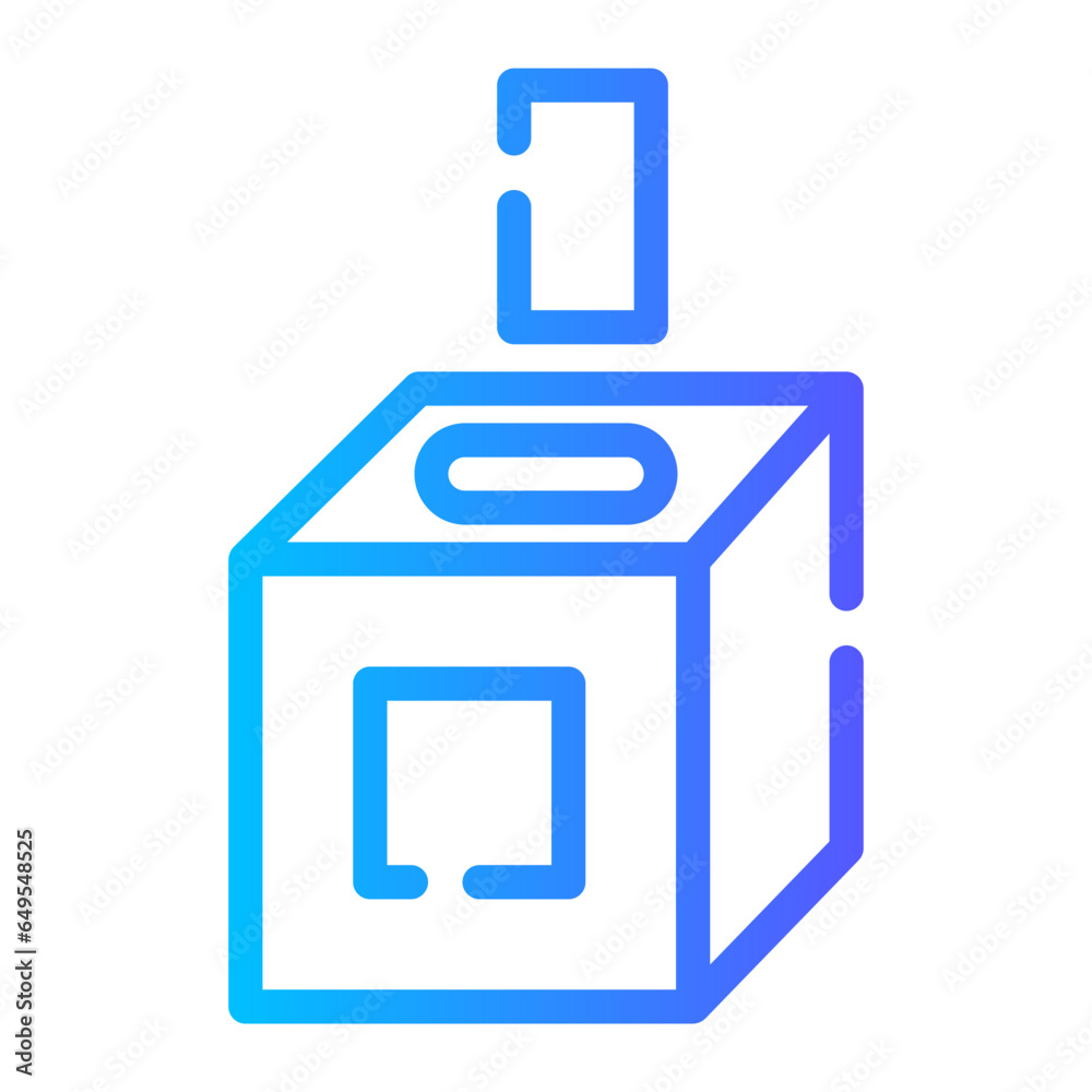 vote Line Gradient Icon vote Line Gradient Icon