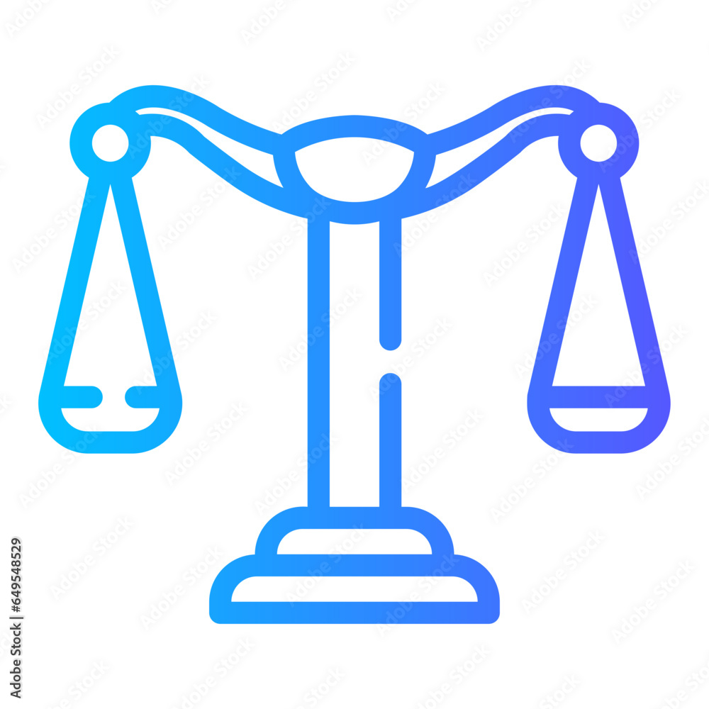 scale Line Gradient Icon scale Line Gradient Icon