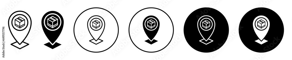 Pick Up Point Icon Delivery Address Locator Pin Point Symbol Set pick-up-point-icon-delivery-address-locator-pin-point-symbol-set