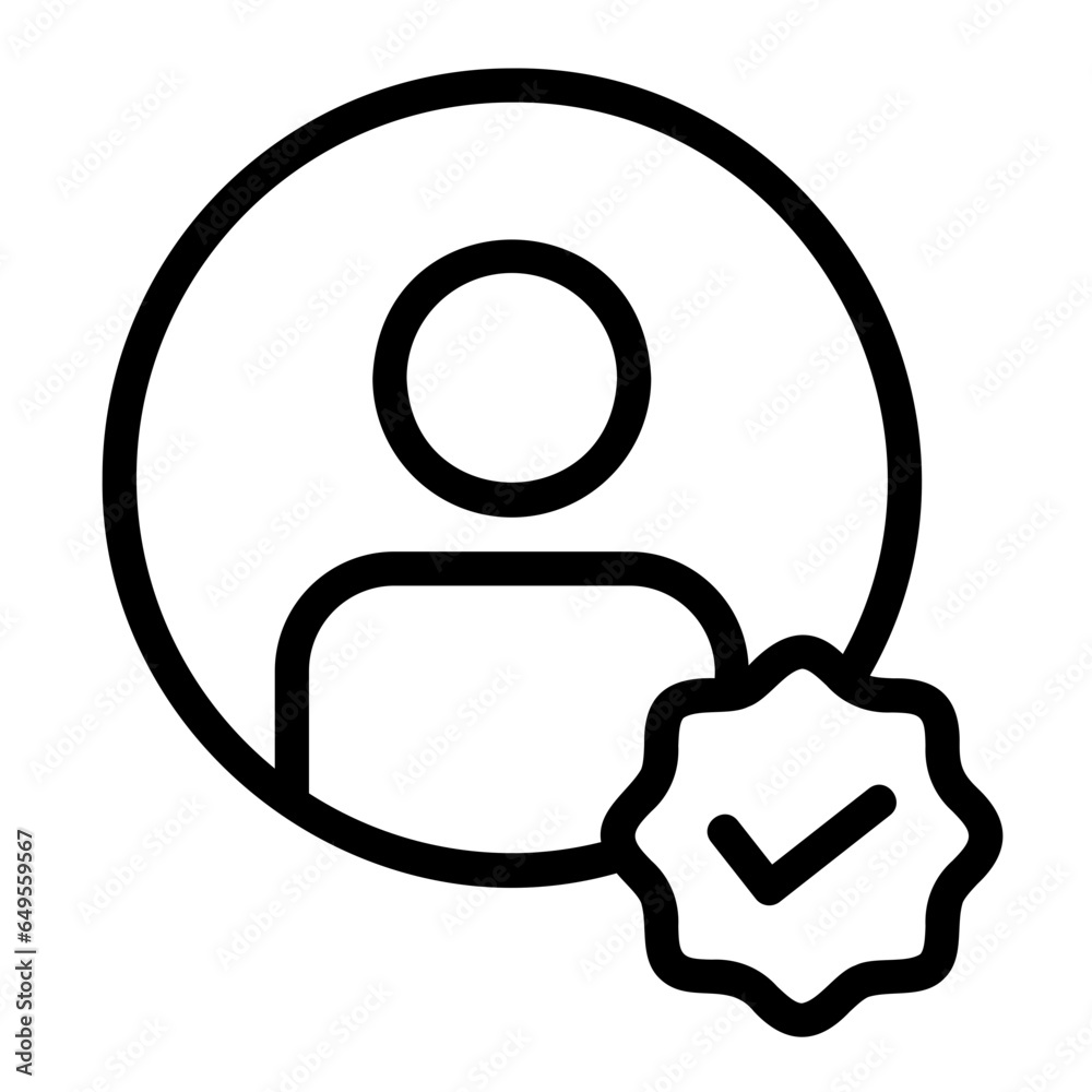 Trusted or verified Account icon Trusted or verified Account icon
