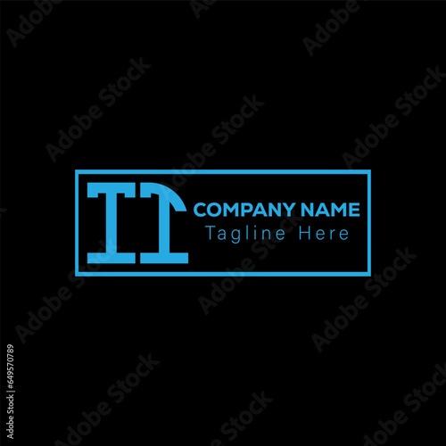 TT Abstract Letter Logo Design. TT Monogram alphabet Vector illustration.