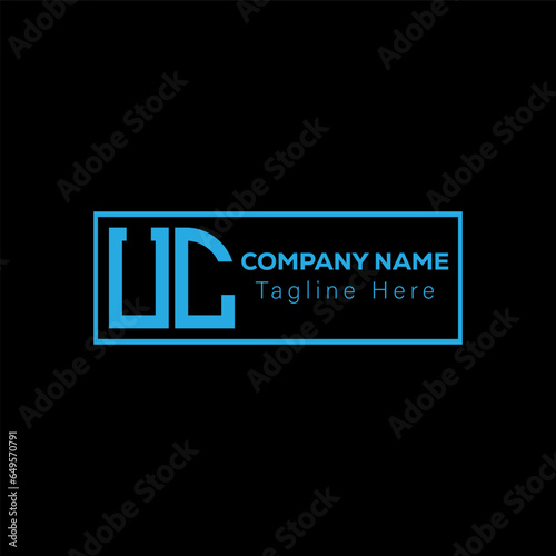 UC Abstract Letter Logo Design. UC Monogram alphabet Vector illustration.
