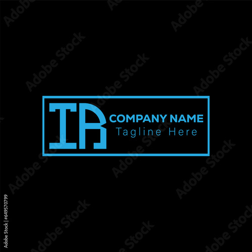 TR Abstract Letter Logo Design. TR Monogram alphabet Vector illustration.	
