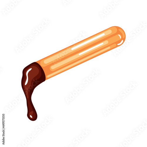 dessert churro with chocolate