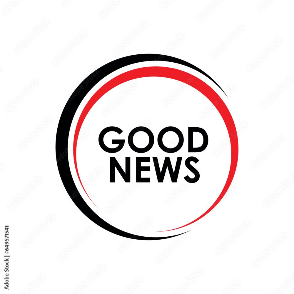 good news megaphone sign on white background good news megaphone sign on white background
