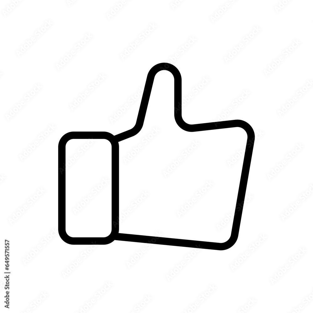 Agree approval icon with black outline. agree, positive, business, agreement, success, symbol, yes. Vector illustration Agree approval icon with black outline. agree, positive, business, agreement, success, symbol, yes. Vector illustration