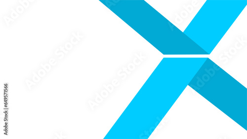 Blue and white color simple creative vector abstract geometric shape based background design for presentation.