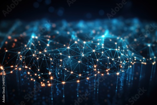 data network connect , Blockchain technology, futuristic global networking