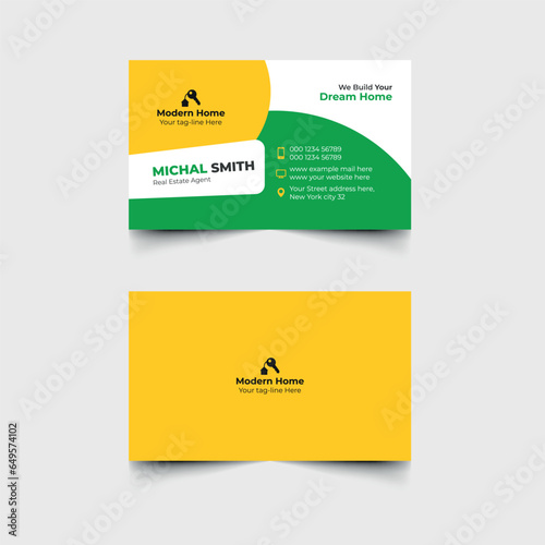  Creative Real Estate Business Card Design Template