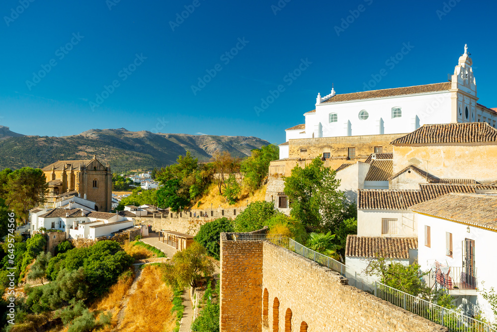 Ronda, Spain. Church of the Holy Spirit and Sanctuary of Maria Auxiliadora