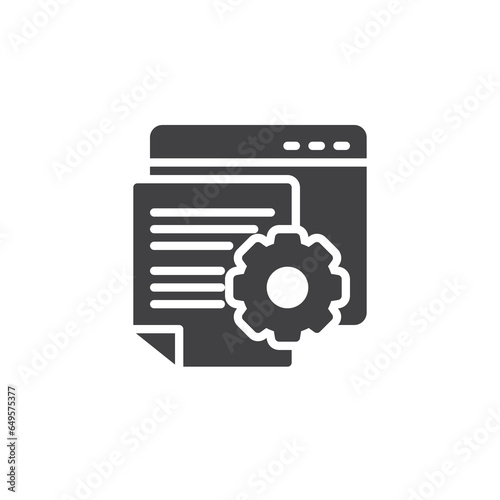 Requirement elicitation vector icon