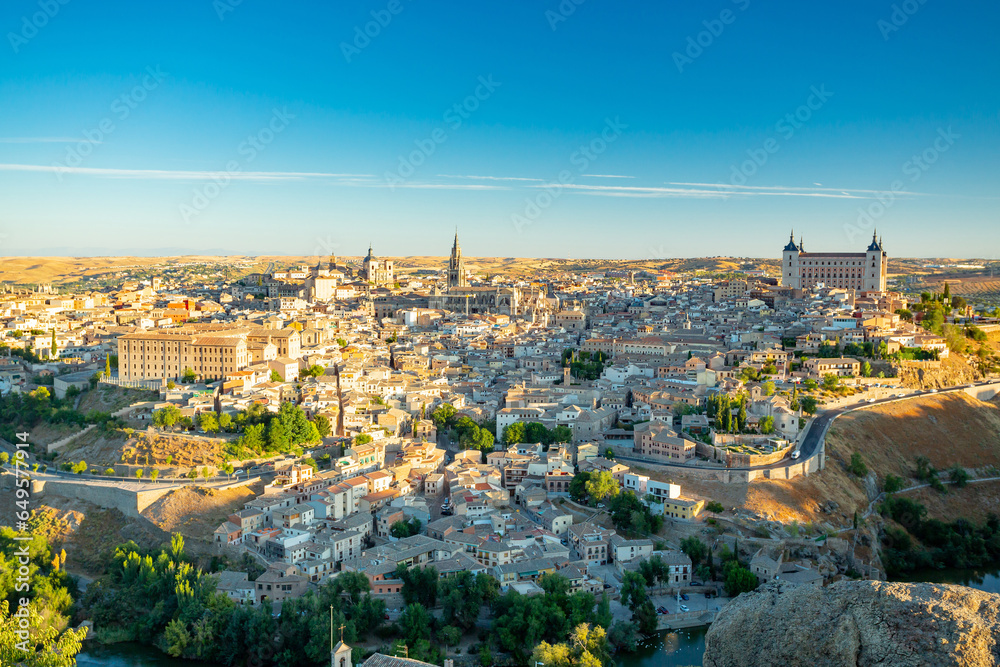 Toledo, Spain city view at sunrise	