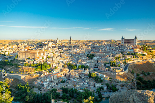 Toledo, Spain city view at sunrise 
