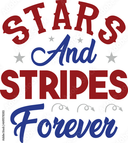 Stars and stripes forever svg