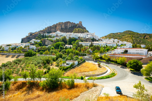 Zahara de la Sierra, Spain. White village of Andalusia	