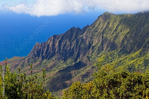 The Na Pali Coast is one of Kauai's most iconic landscapes. At the end of Koke'e State Park, you get a glimpse of the rugged cliffs that drop steeply to the Pacific