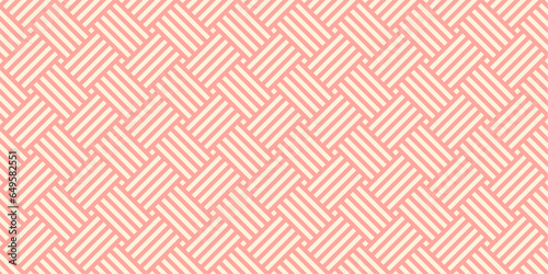 Orange Stripes Seamless Pattern Background, Geometric Vector